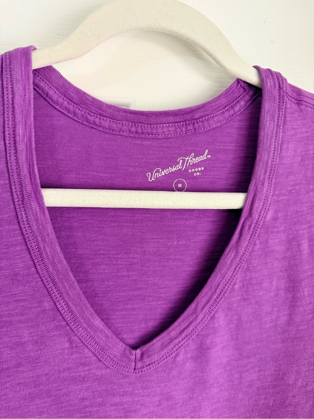 3 for 1 Everyday V-Neck Tees- Purple / Fuchsia - Picture 4 of 13